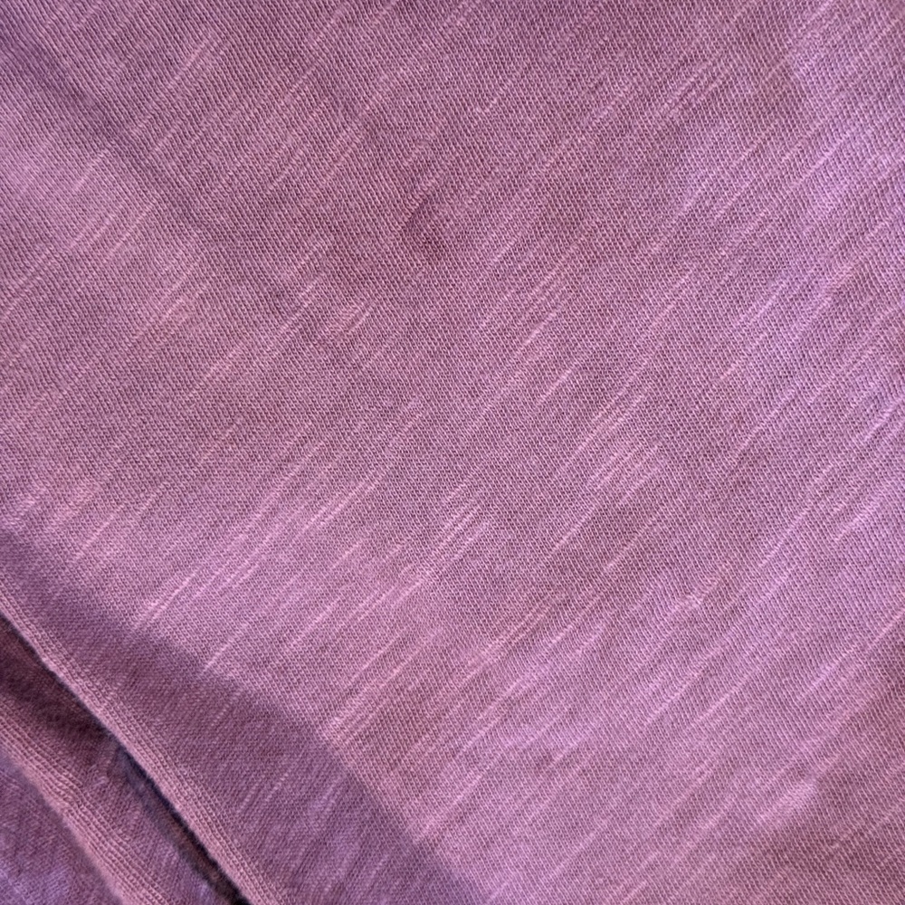 We The Free Free People Purple Arden Long Sleeve Tee - Picture 7 of 12